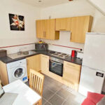 Kitchen of studio flat Northampton student accommodation