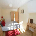 Bedroom of studio flat for Northampton student accommodation